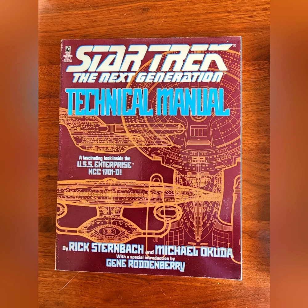 Star Trek The Next Generation Technical Manual a look inside the USS Enterprise